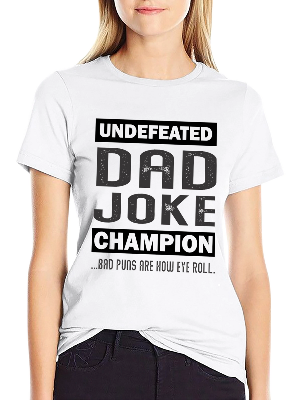 Dad Joke Champion T-Shirt: Undefeated Funny Tee