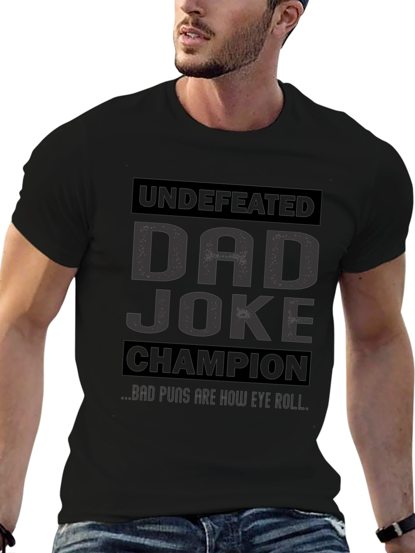 Dad Joke Champion T-Shirt: Undefeated Funny Tee