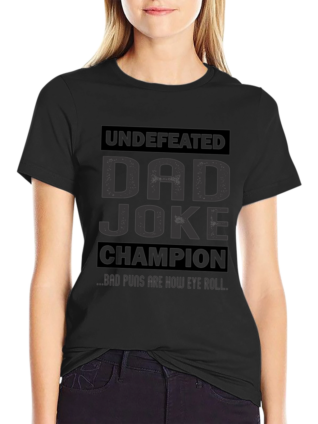 Dad Joke Champion T-Shirt: Undefeated Funny Tee