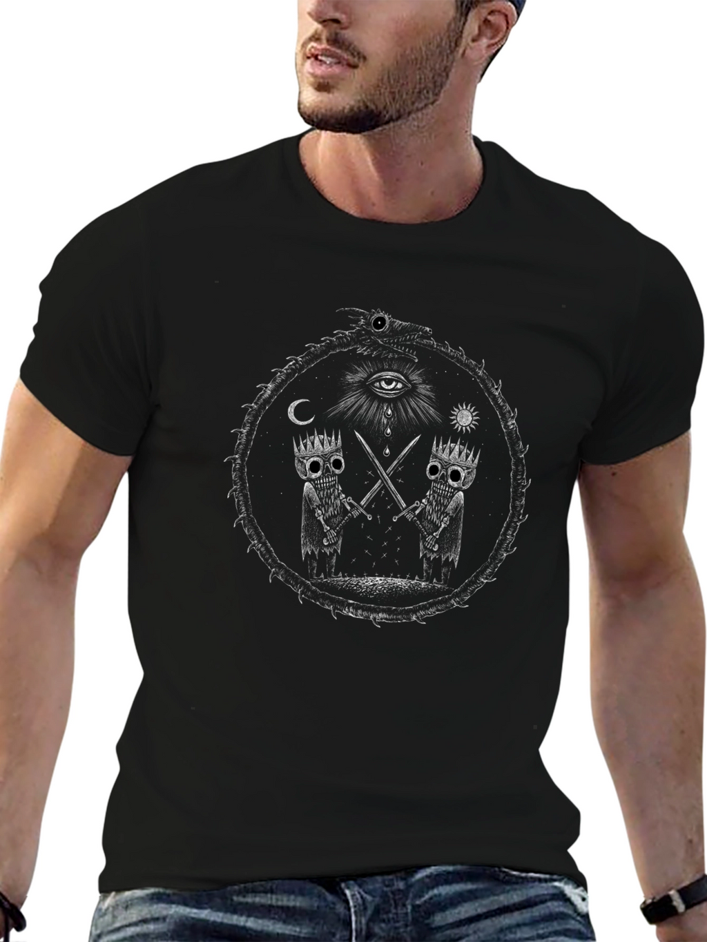Esoteric Kings Graphic Tee - Black