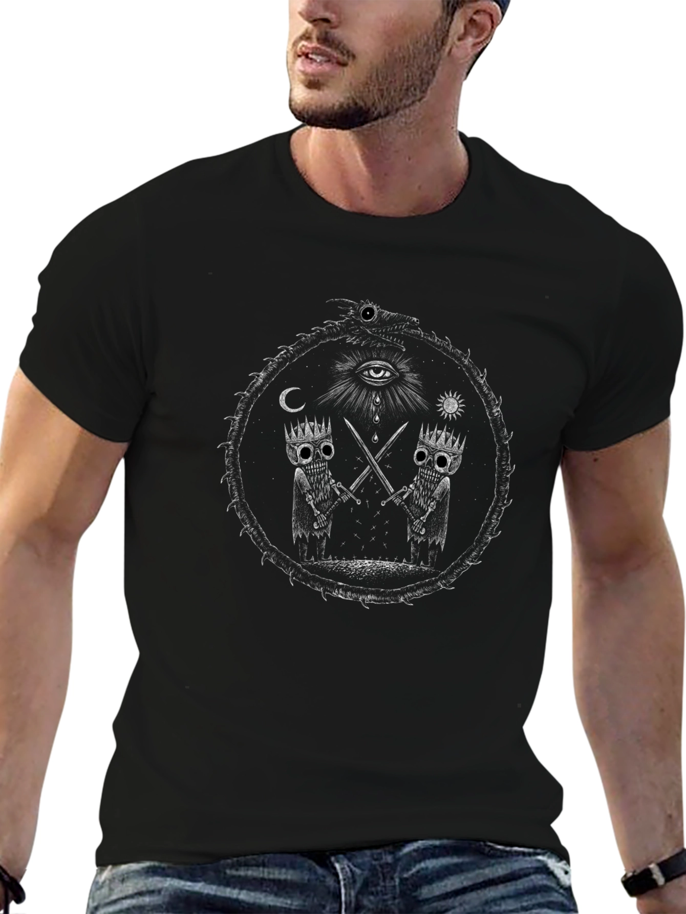 Esoteric Kings Graphic Tee - Black