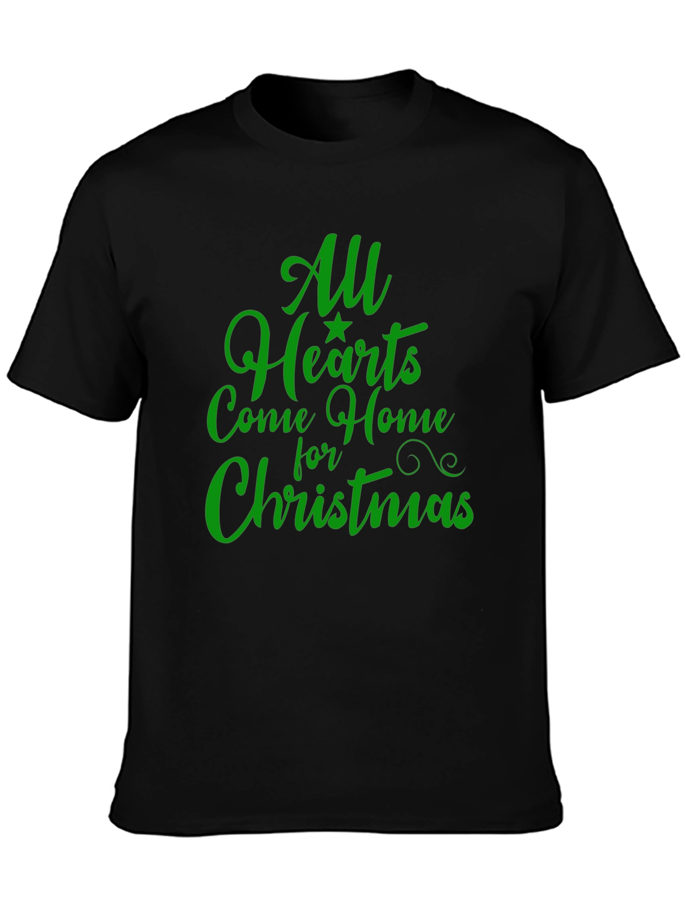 Christmas Graphic Tee - All Hearts Come Home