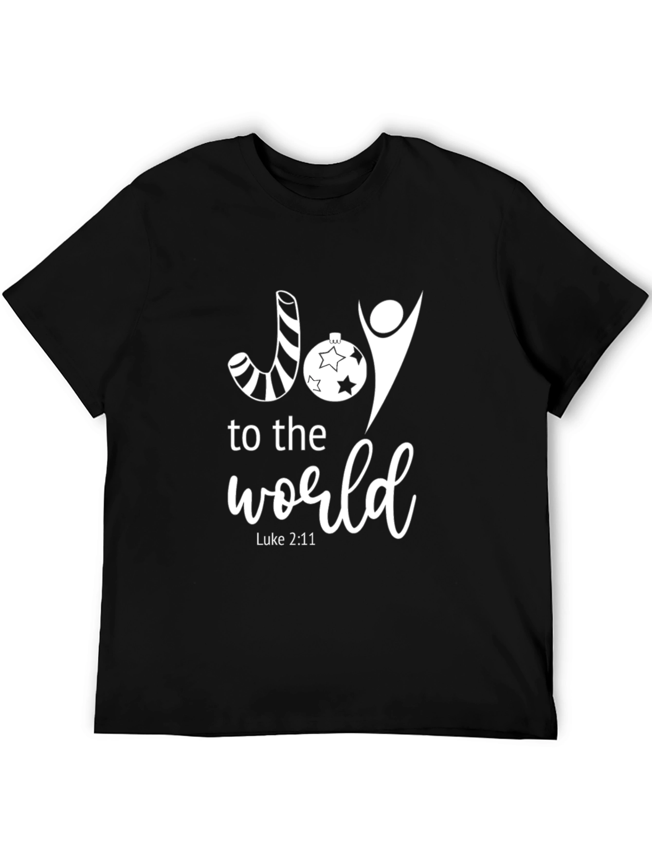 Joy to the World Graphic Tee - Holiday T-Shirt