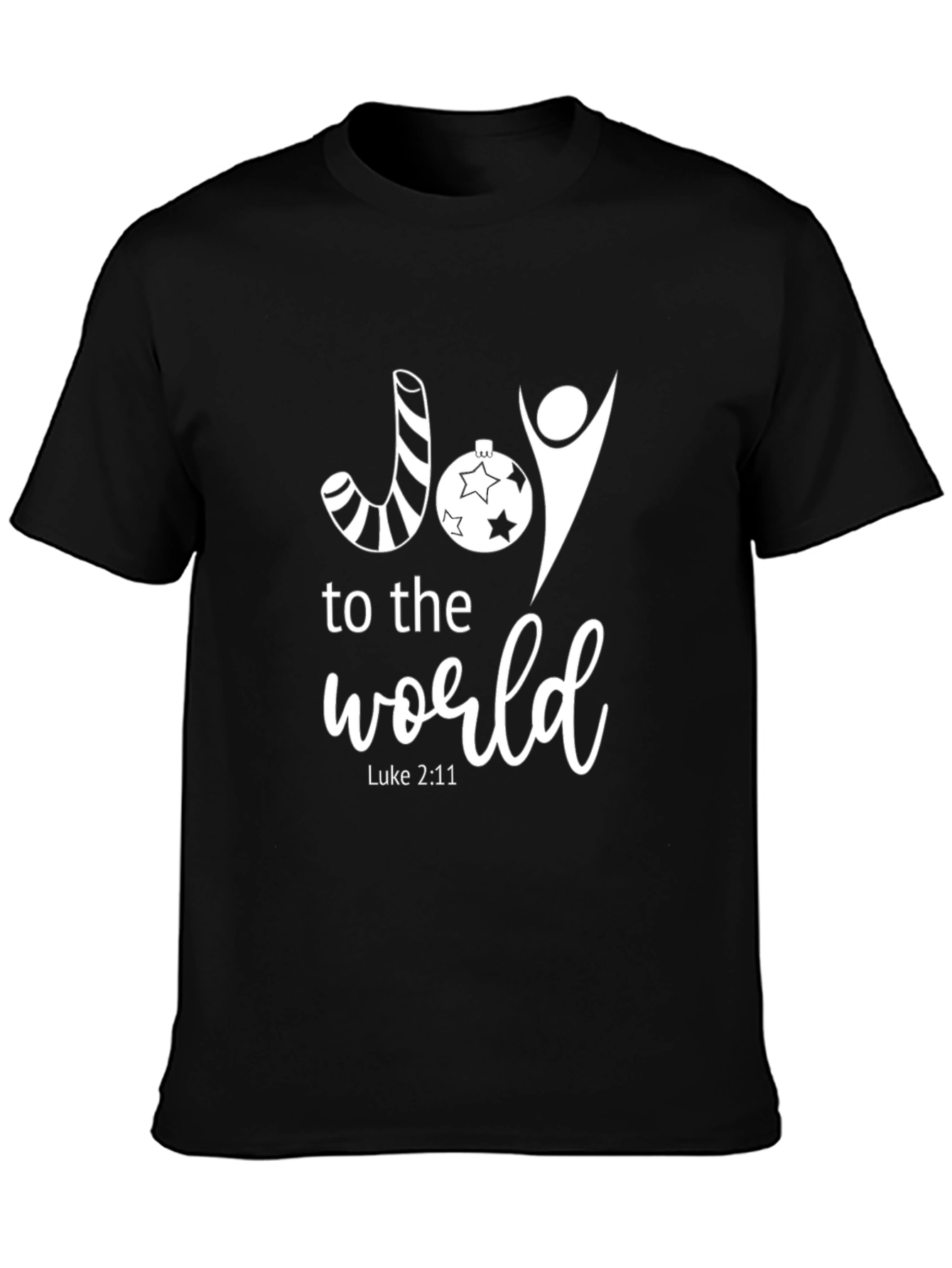 Joy to the World Graphic Tee - Holiday T-Shirt