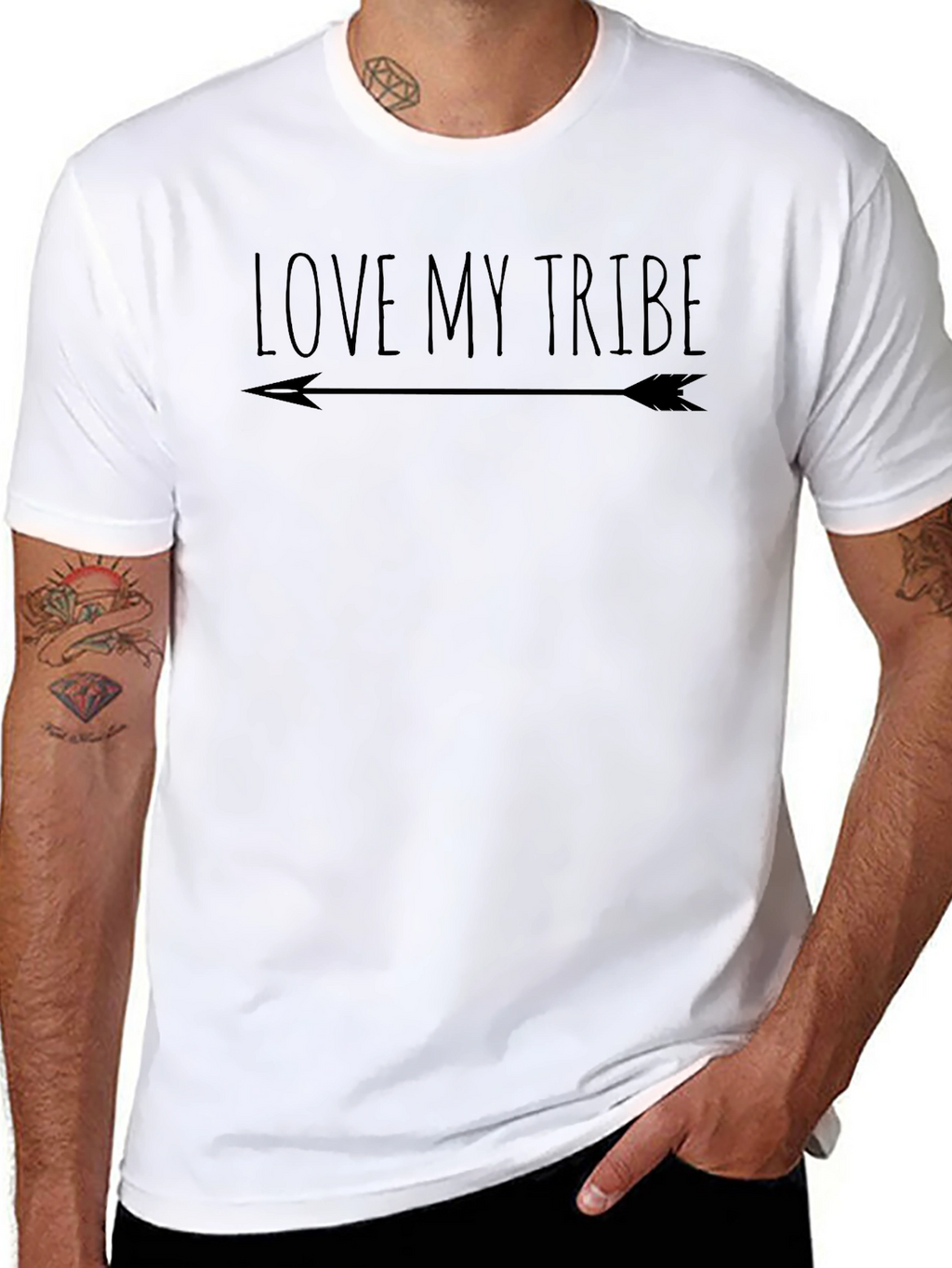 Love My Tribe Arrow Graphic T-Shirt