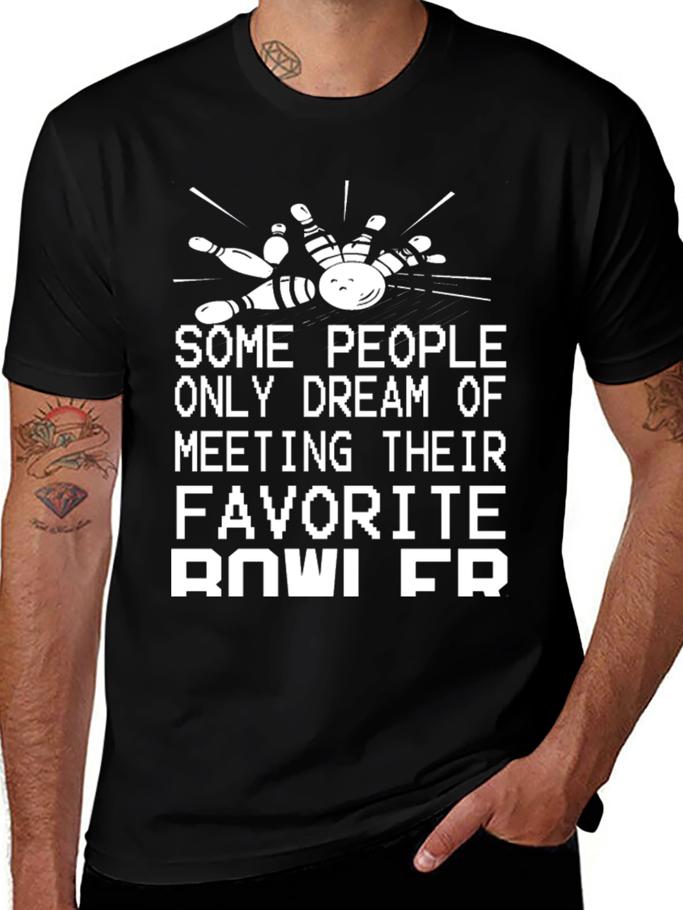 Funny Bowling Fan T-Shirt - Bowler Dream Tee