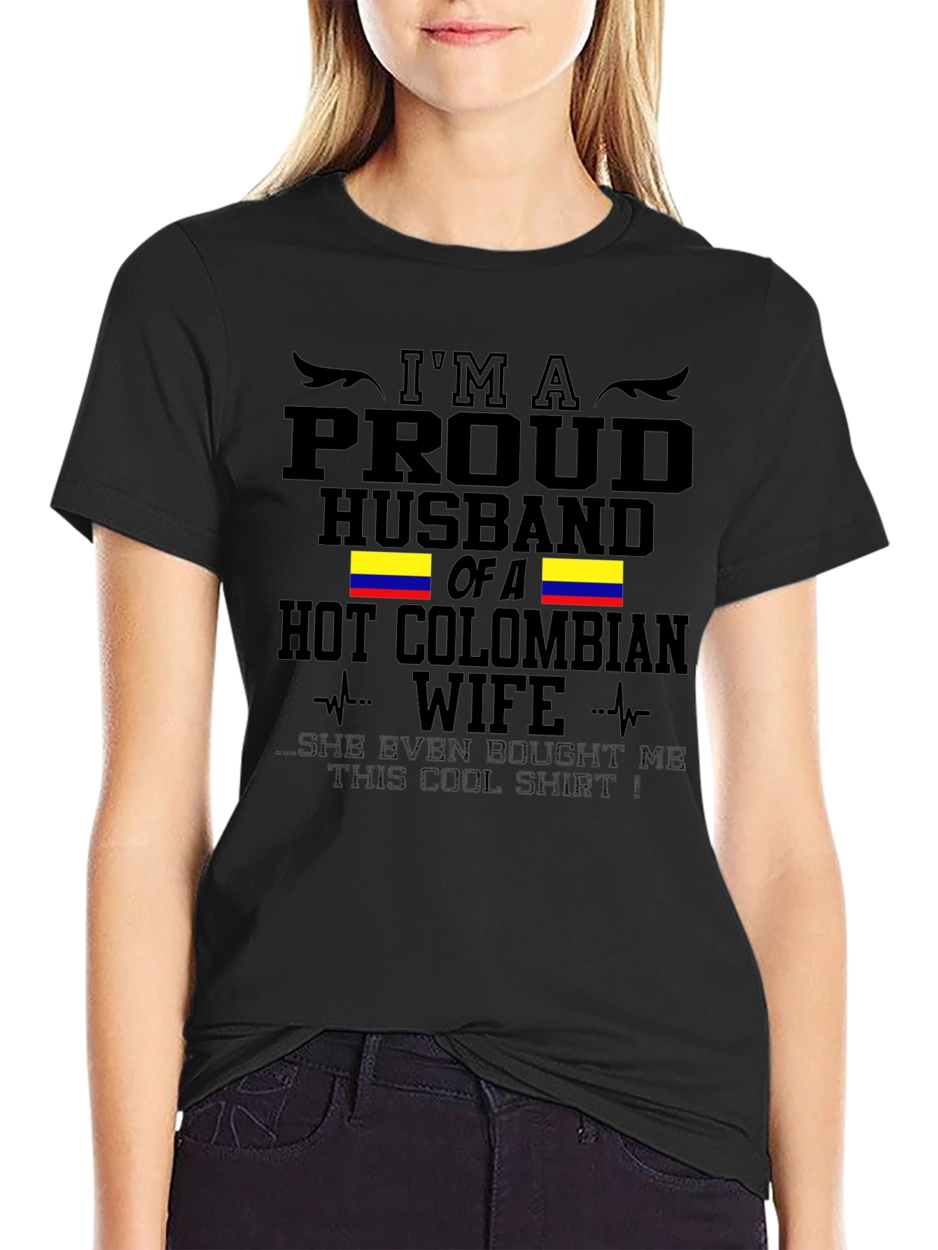 Proud Husband of a Hot Colombian Wife T-Shirt