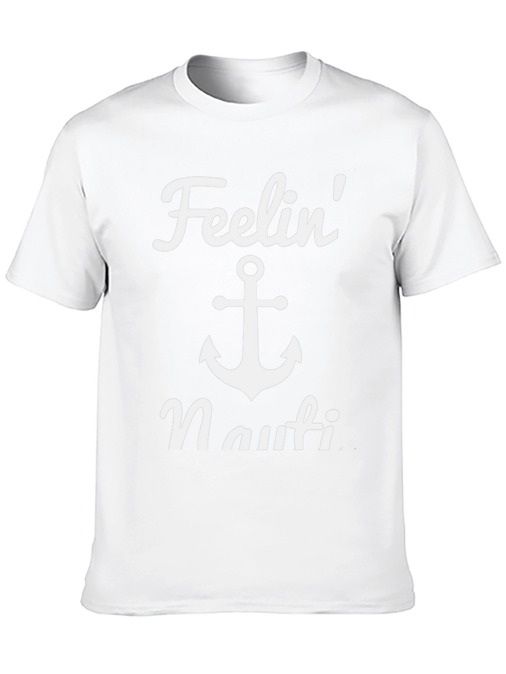 Feelin Nauti Anchor T-Shirt - Black Casual Tee