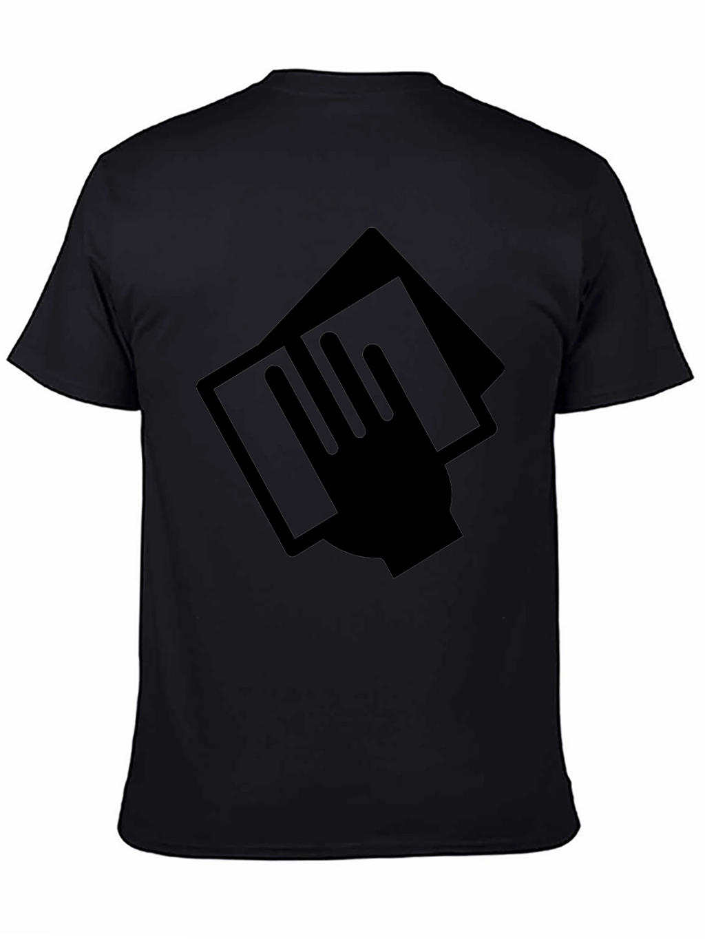 Modern Graphic Black T-Shirt