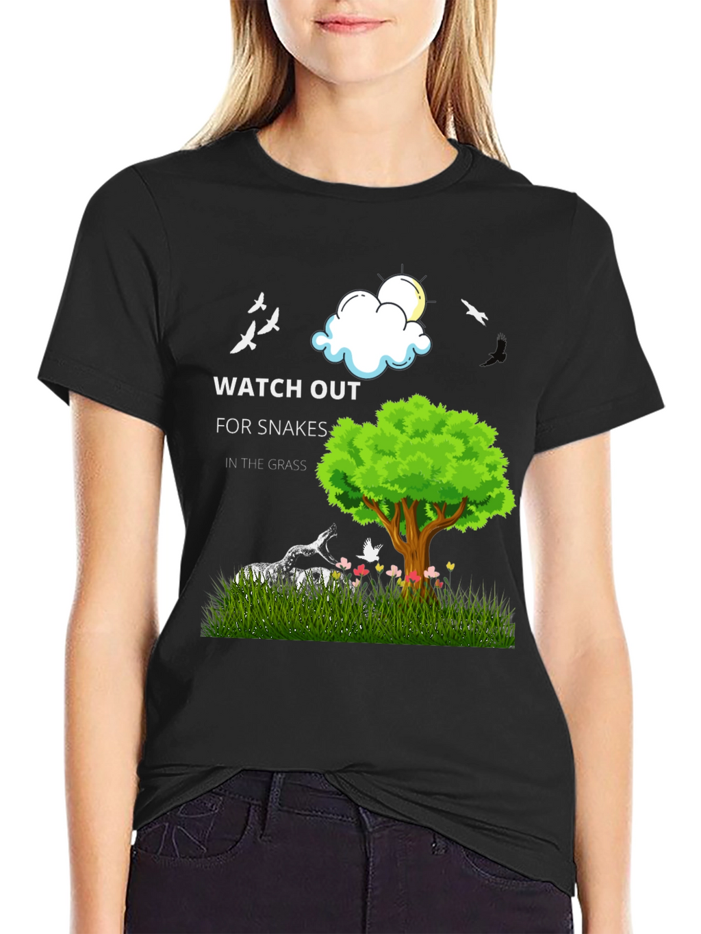 Watch Out For Snakes Graphic T-Shirt