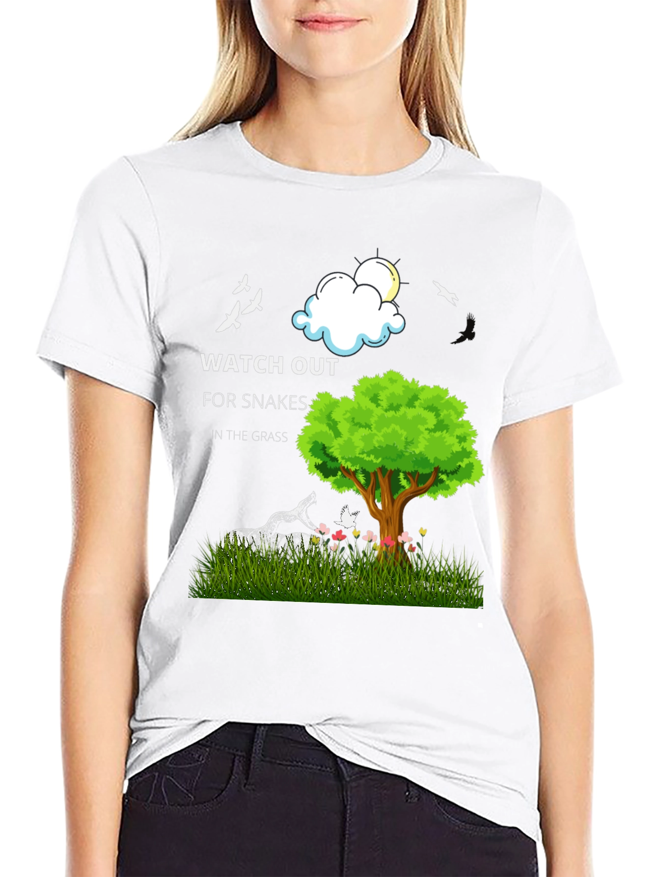 Watch Out For Snakes Graphic T-Shirt