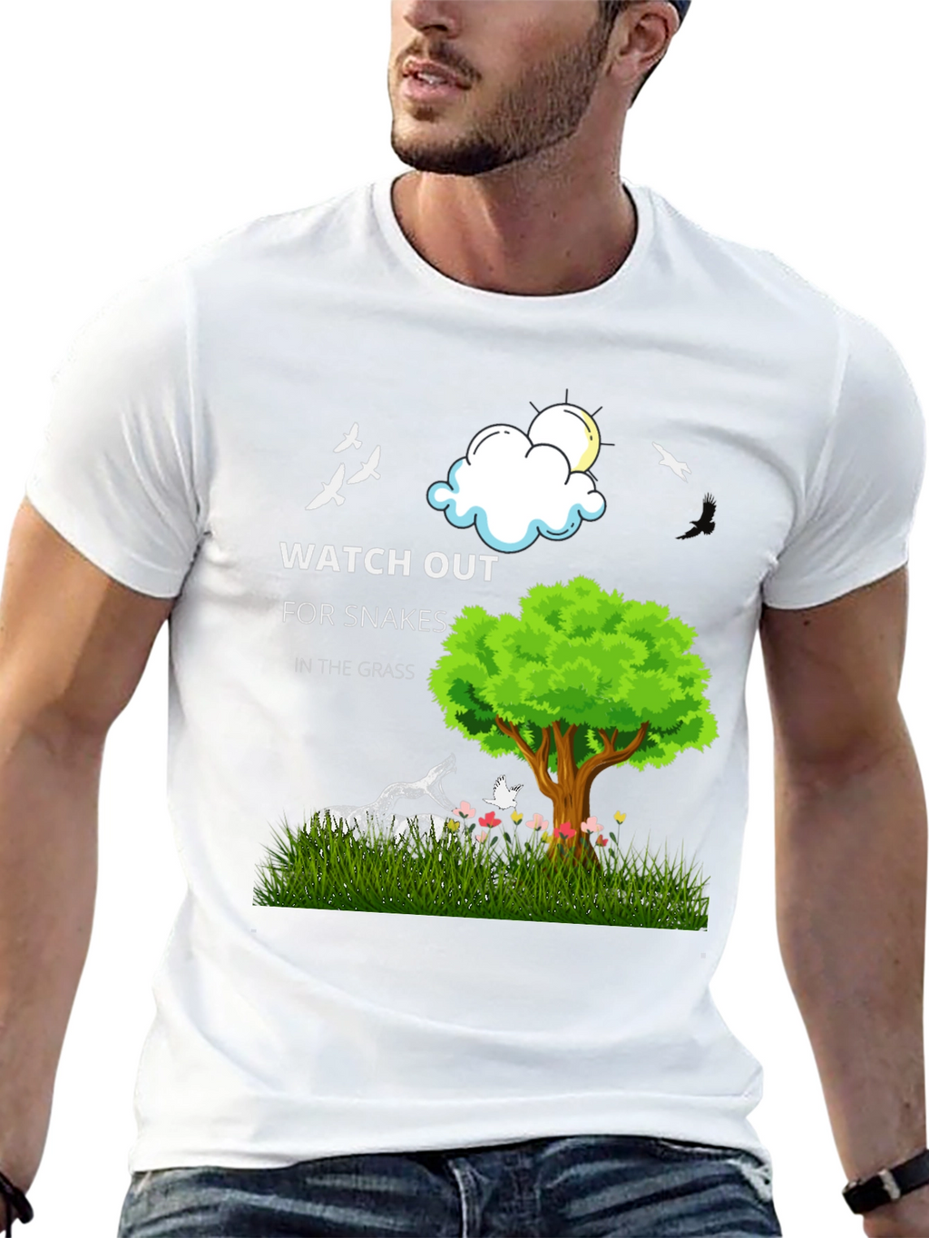 Watch Out For Snakes Graphic T-Shirt