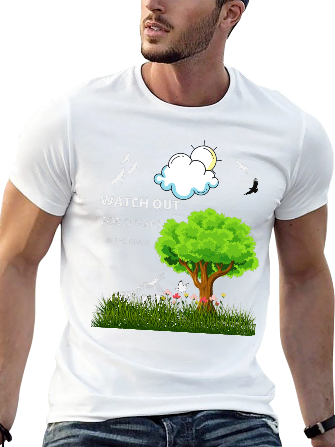 Watch Out For Snakes Graphic T-Shirt