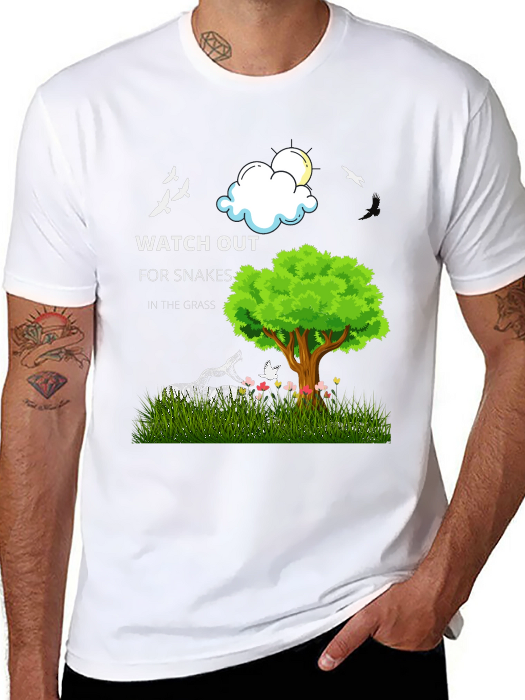 Watch Out For Snakes Graphic T-Shirt