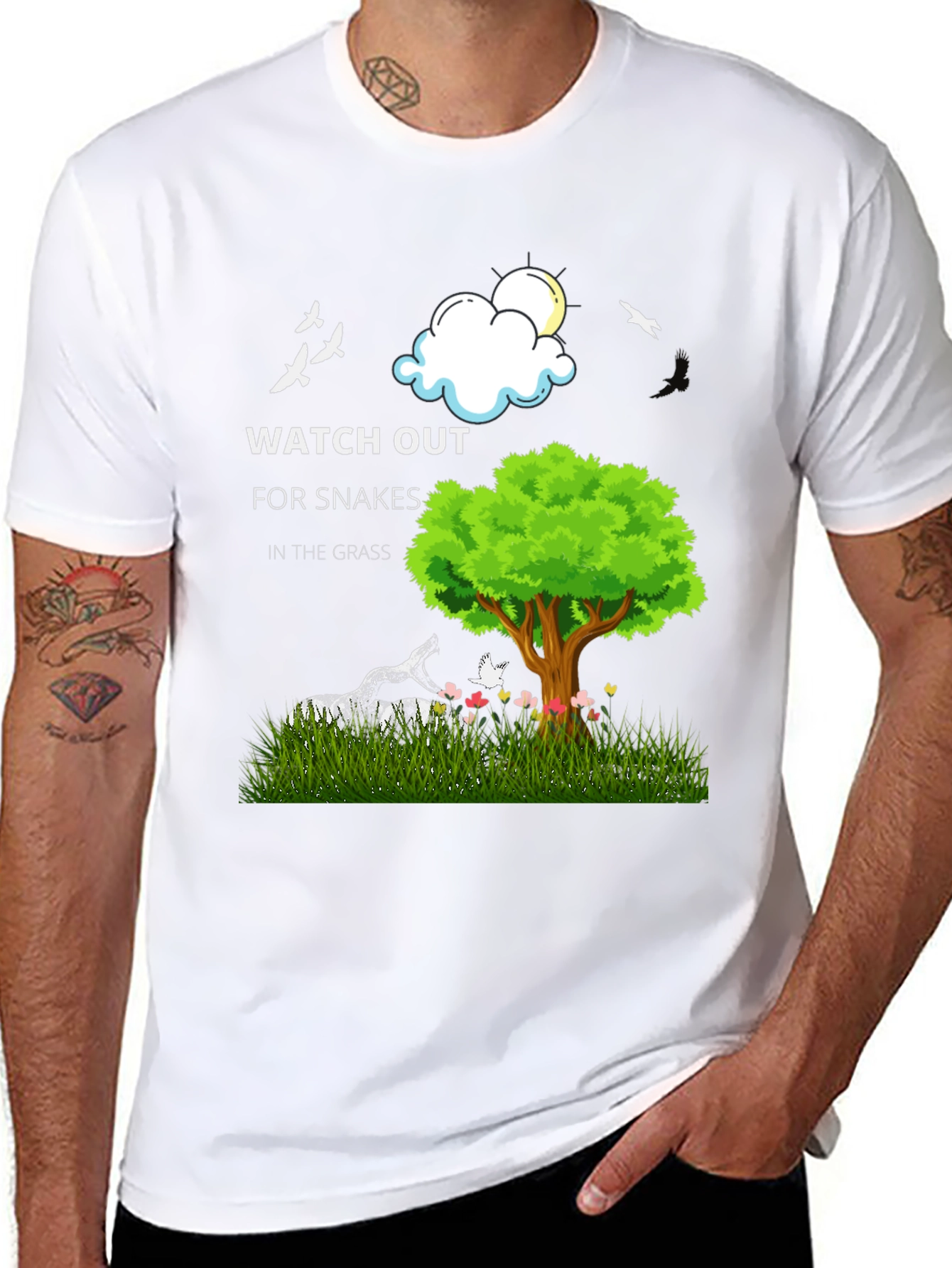 Watch Out For Snakes Graphic T-Shirt