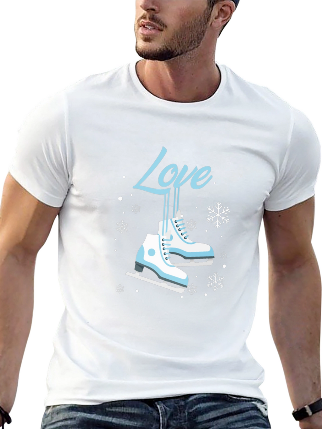Love Ice Skating T-Shirt - Winter Sports Apparel