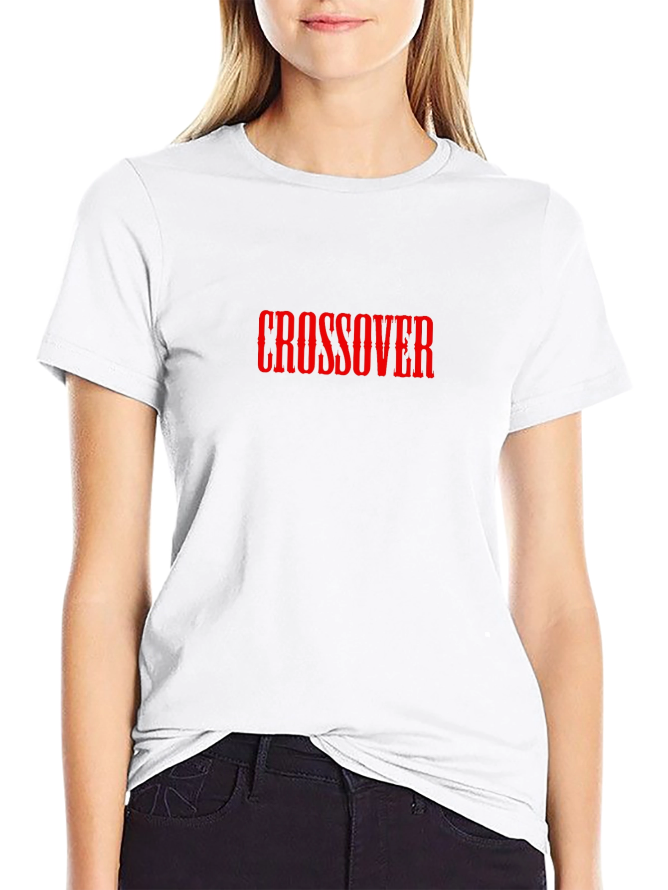Crossover Graphic Tee - Black