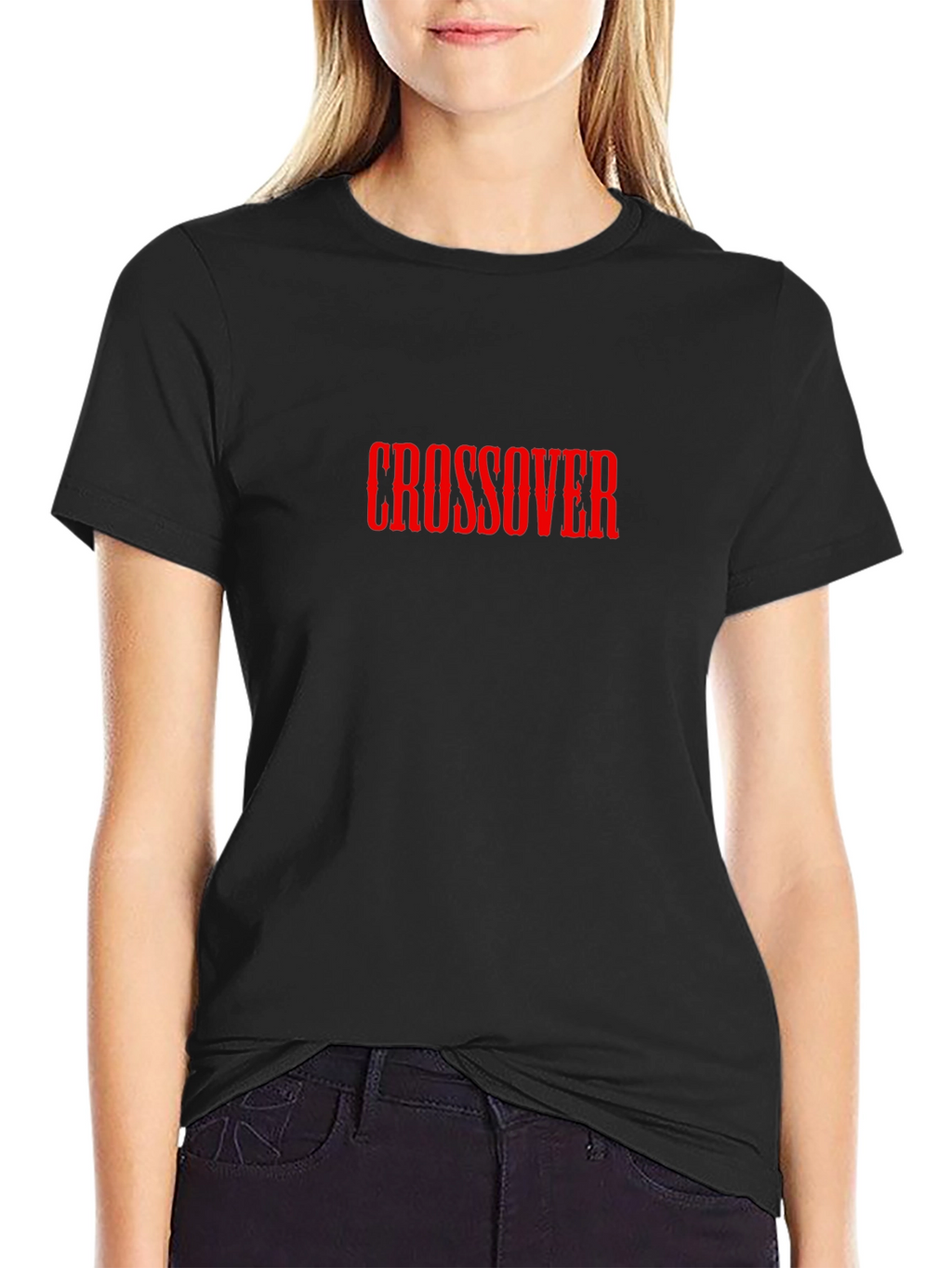 Crossover Graphic Tee - Black