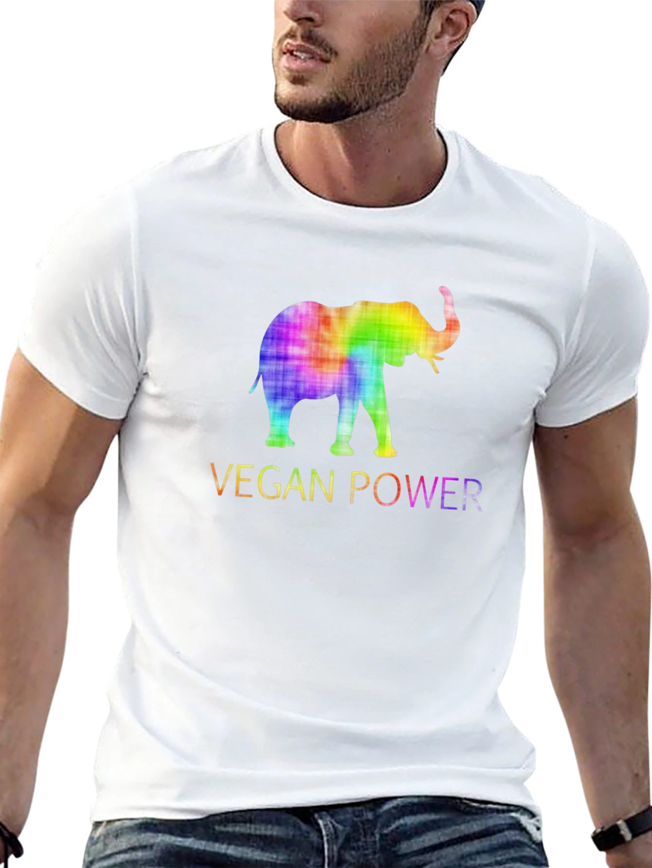Vegan Power Elephant T-Shirt
