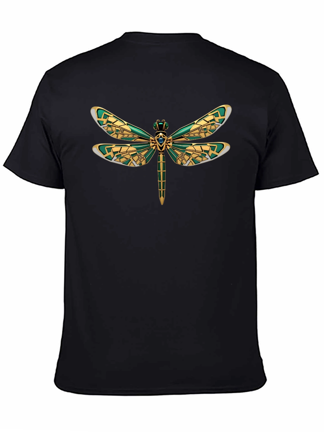 Dragonfly Graphic T-Shirt Black