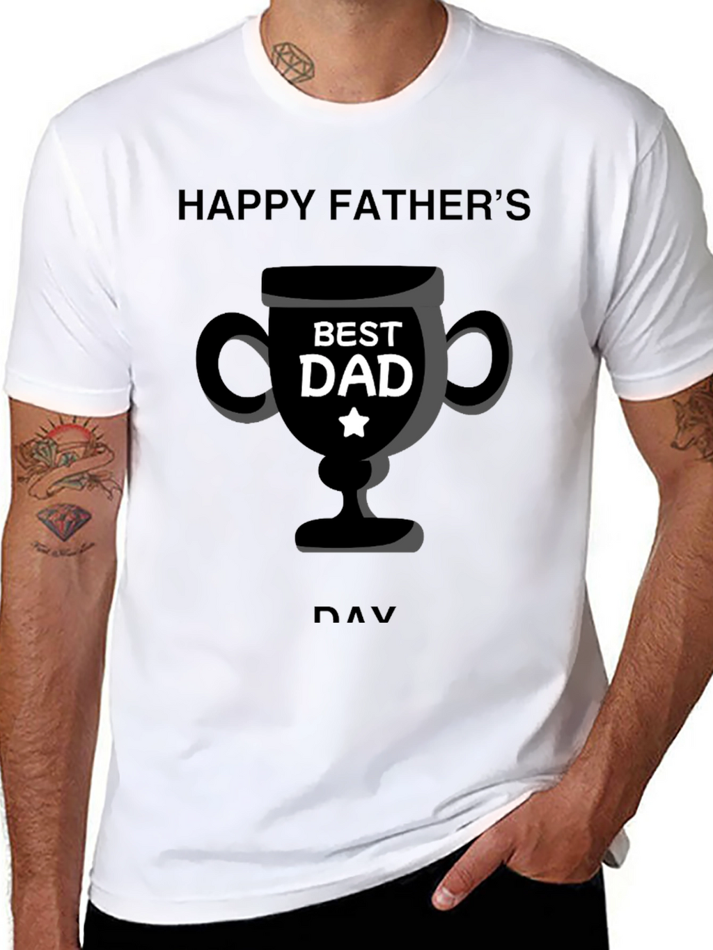 Best Dad Trophy T-Shirt - Fathers Day Gift