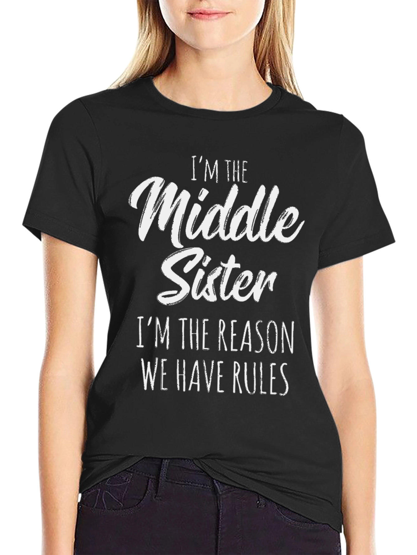 Middle Sister T-Shirt - Rules Enforcer Tee