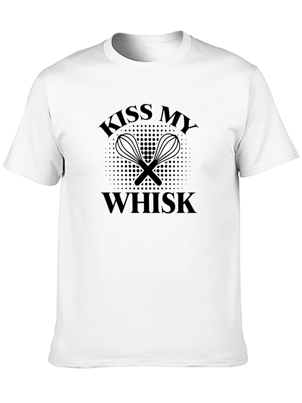 Kiss My Whisk Graphic T-Shirt - Black