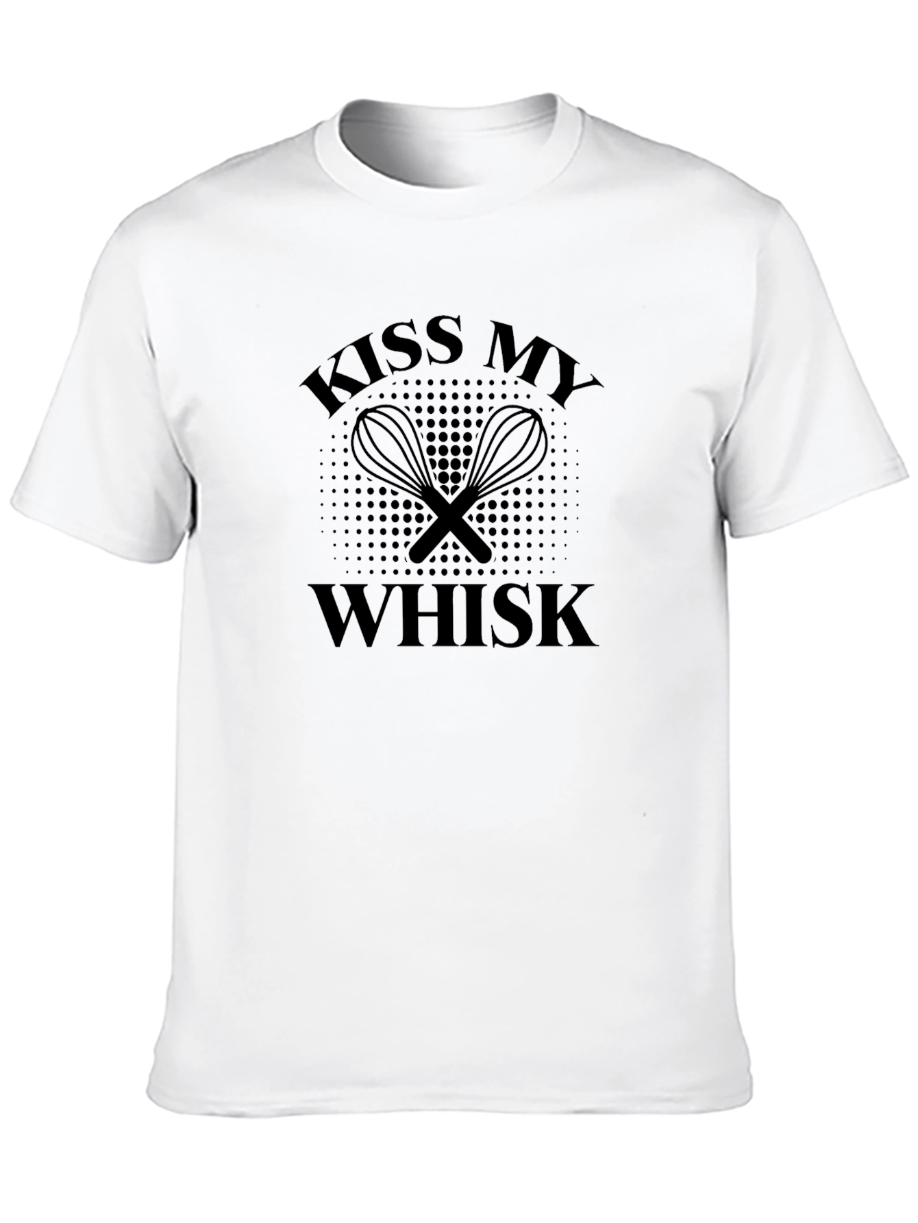 Kiss My Whisk Graphic T-Shirt - Black