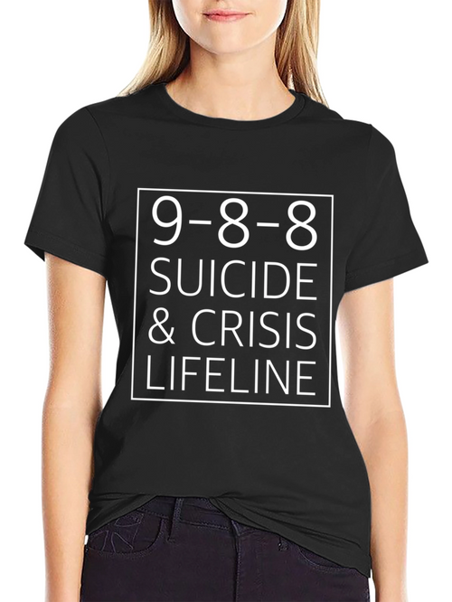 9-8-8 Suicide & Crisis Lifeline T-Shirt
