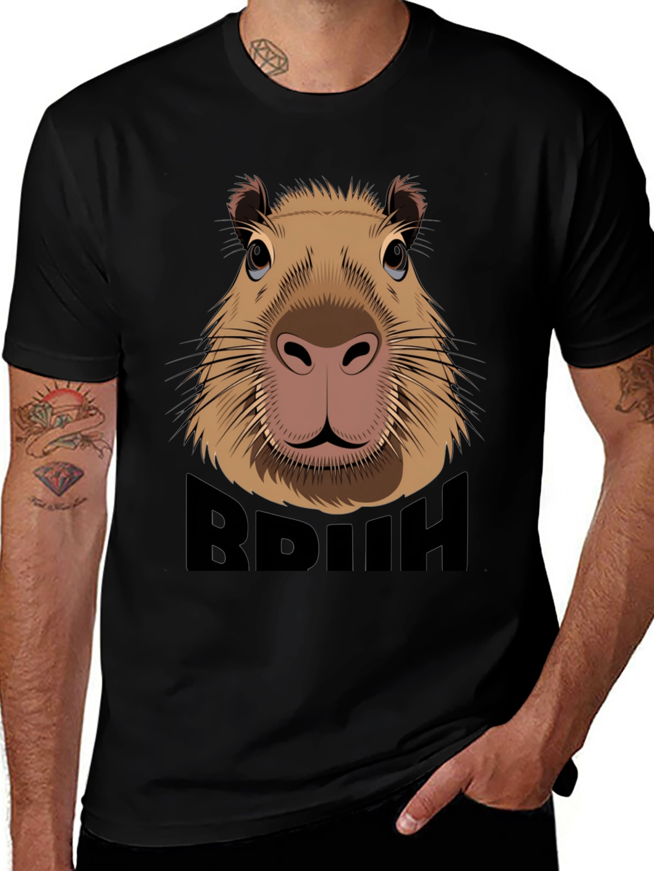 Capybara BDIIH T-Shirt -  Unique Animal Graphic Tee