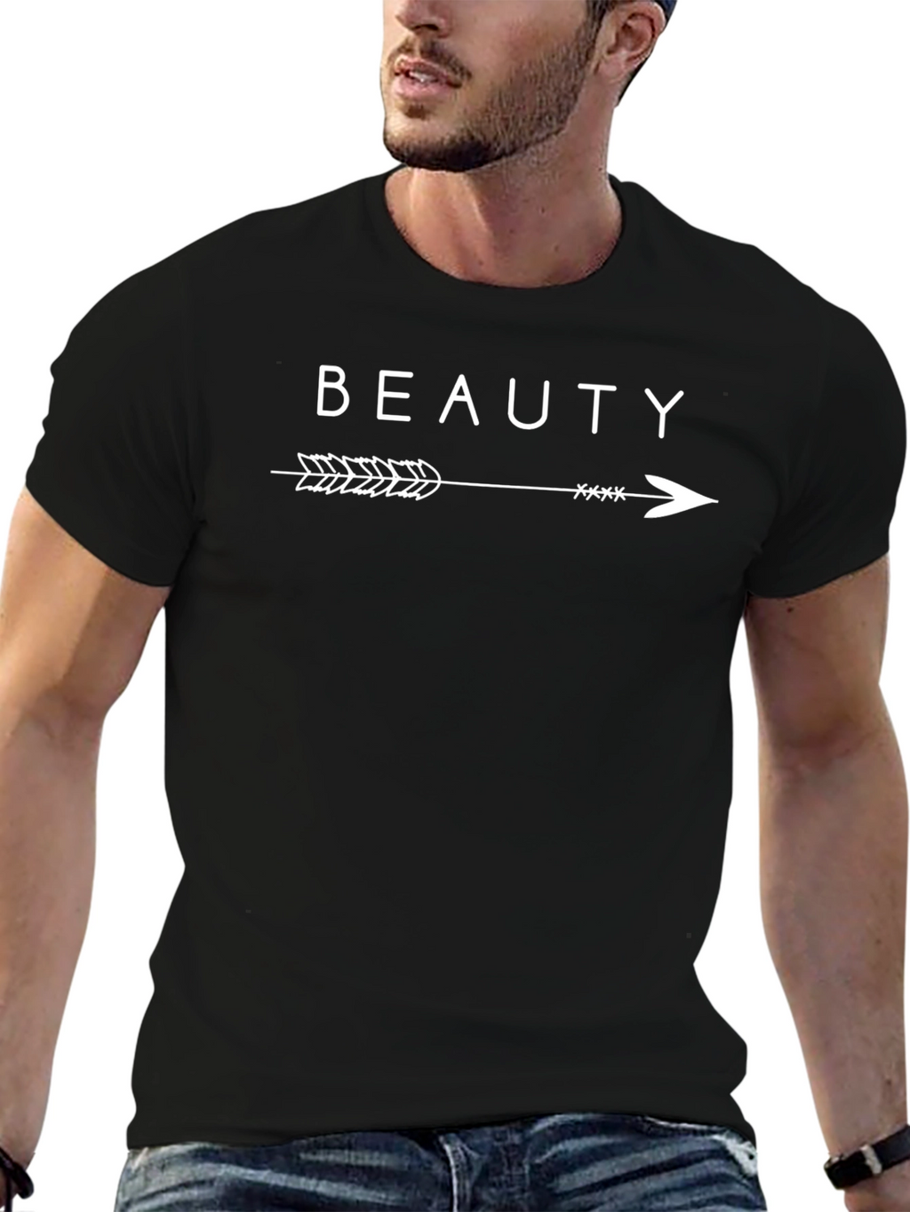 Beauty Arrow Graphic Tee - Stylish Unisex T-Shirt
