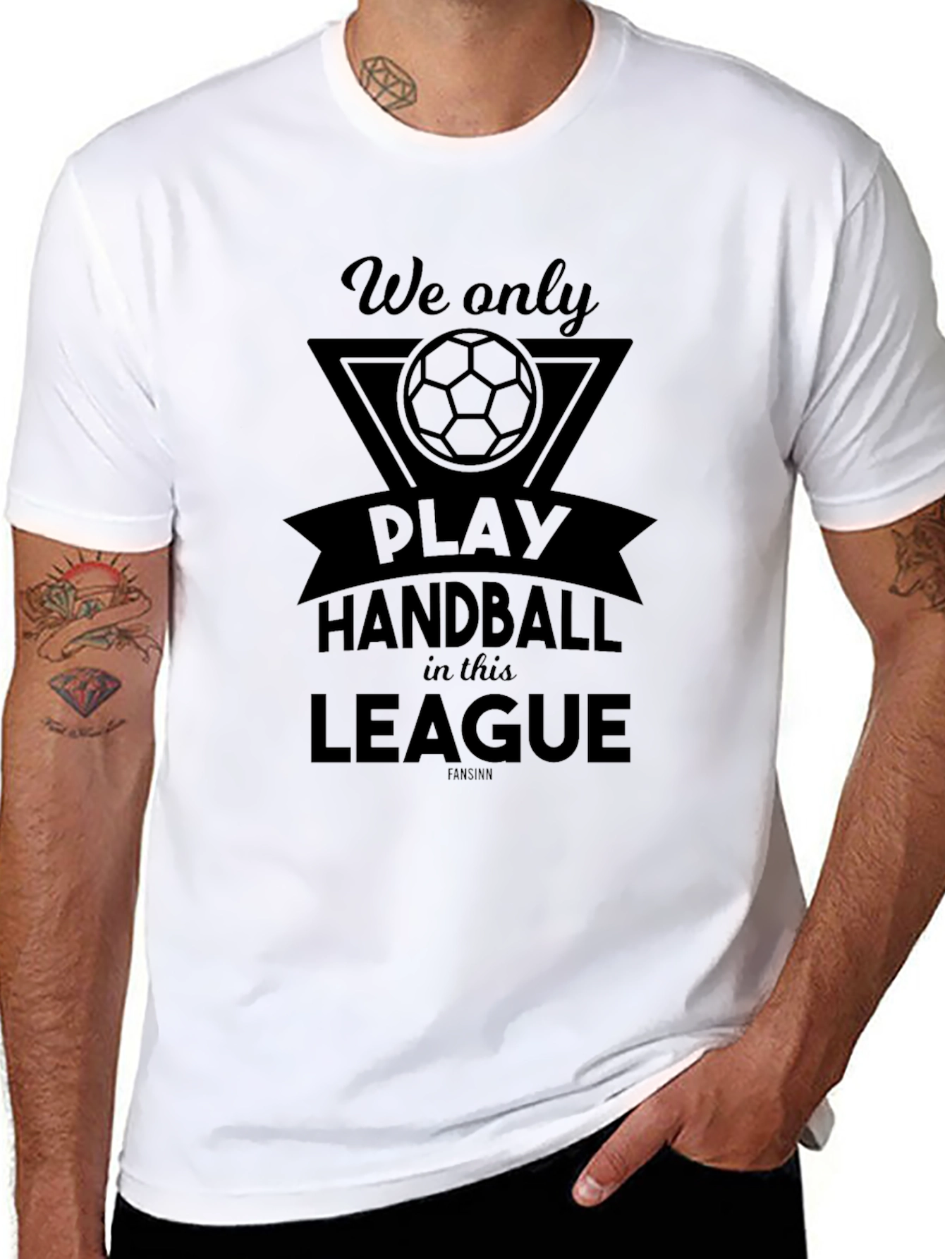 Handball League T-Shirt - We Only Play Here