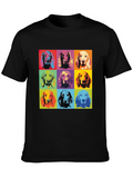 Pop Art Dog Breed T-Shirt - Unique Graphic Tee