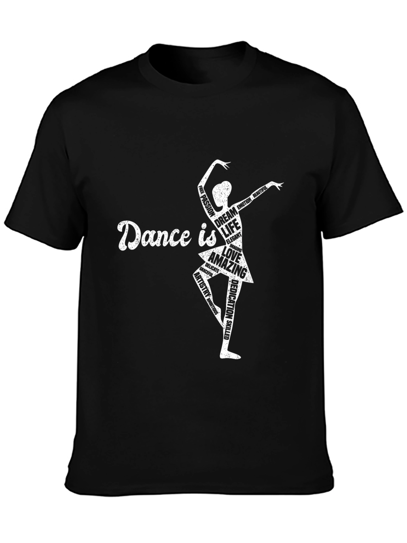 Dance Is Love - Unique Ballerina T-Shirt