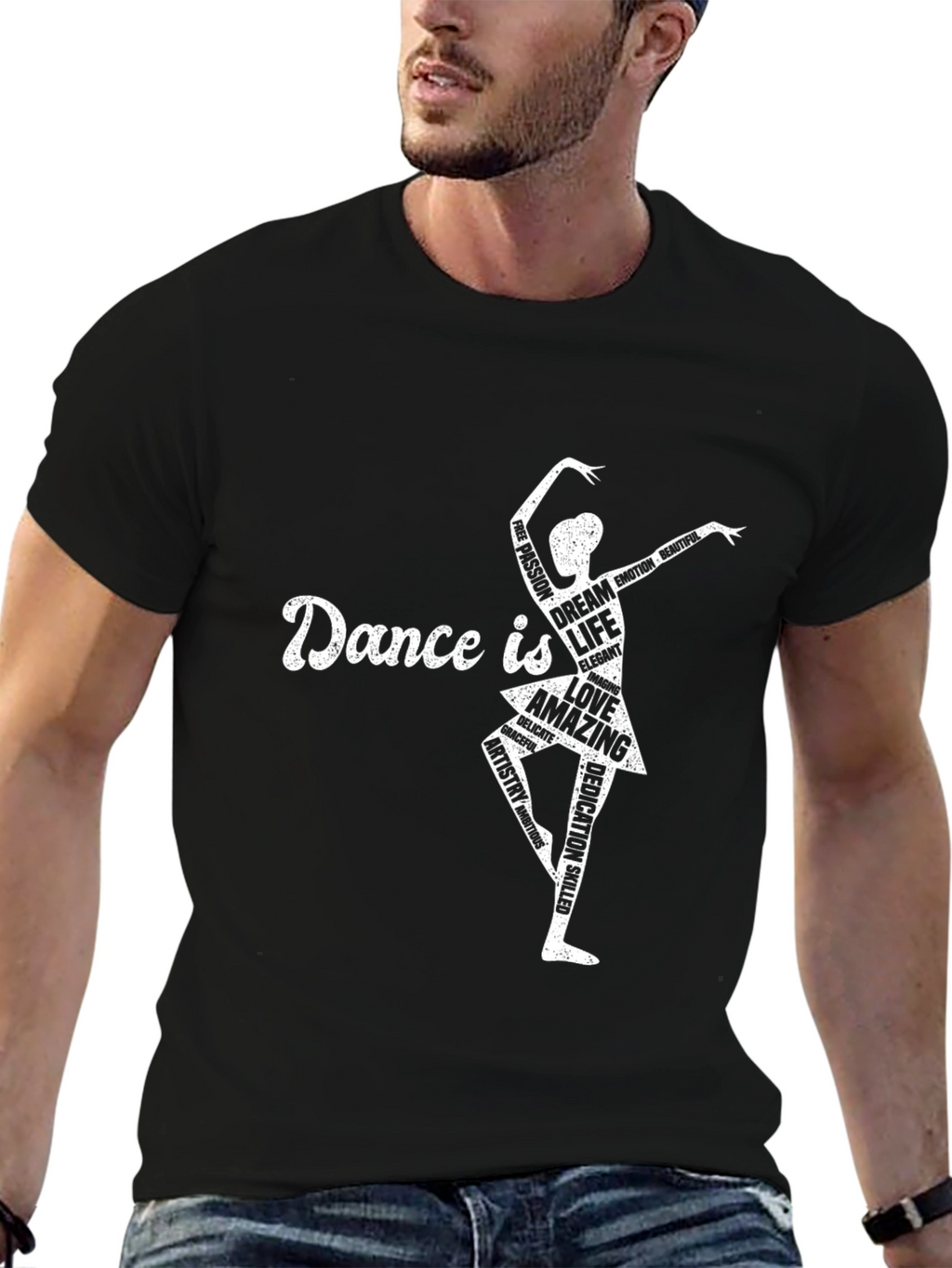 Dance Is Love - Unique Ballerina T-Shirt