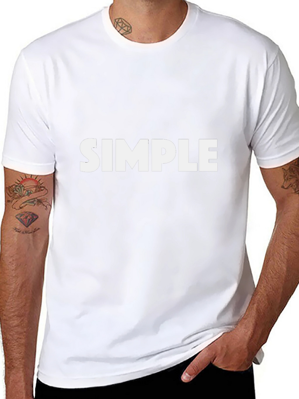 Simple Statement Tee - Classic Black Cotton T-Shirt
