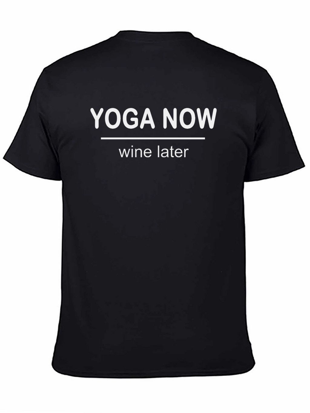 Yoga Now Wine Later Graphic T-Shirt
