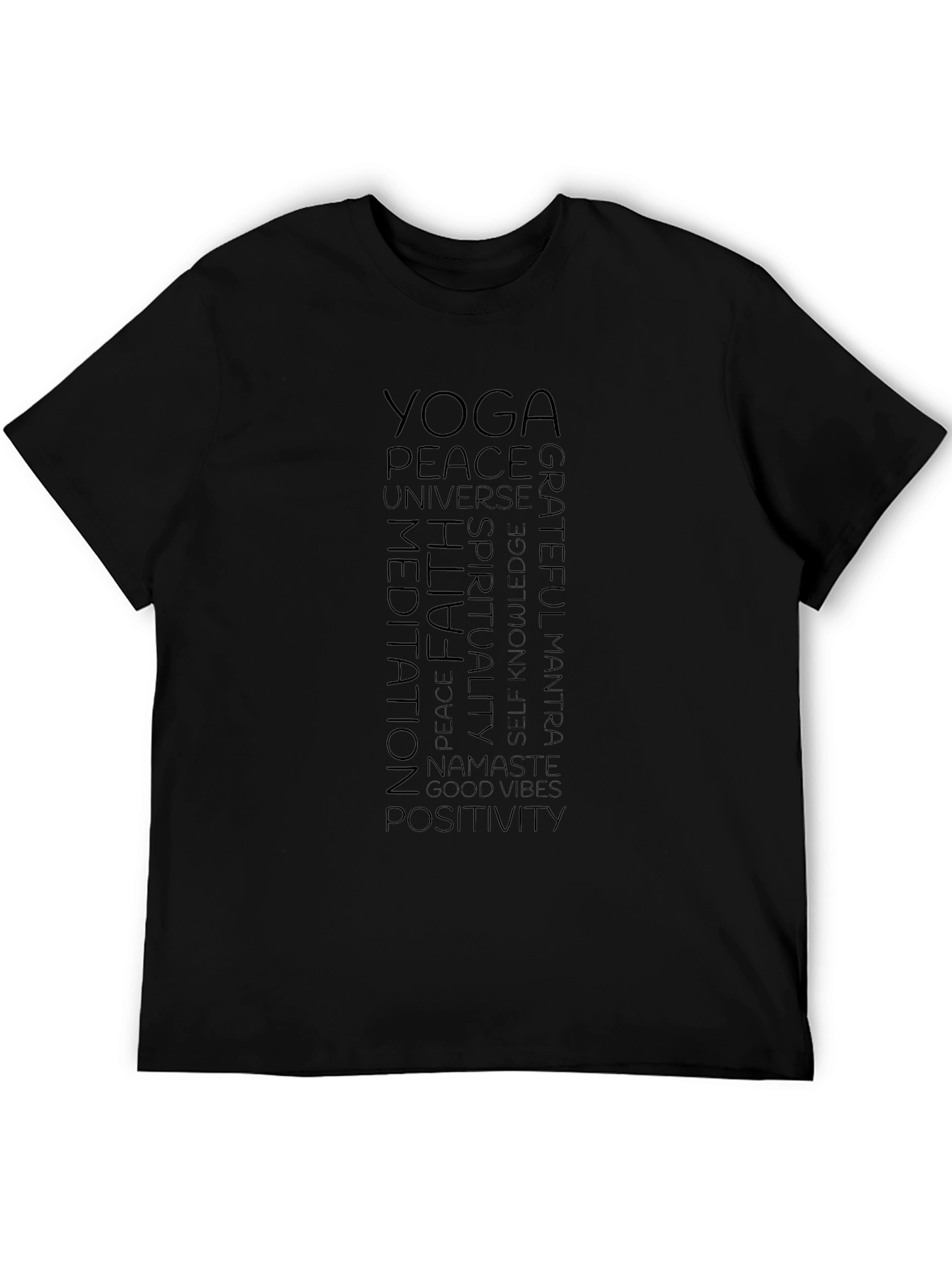 Yoga & Meditation Inspired Graphic T-Shirt