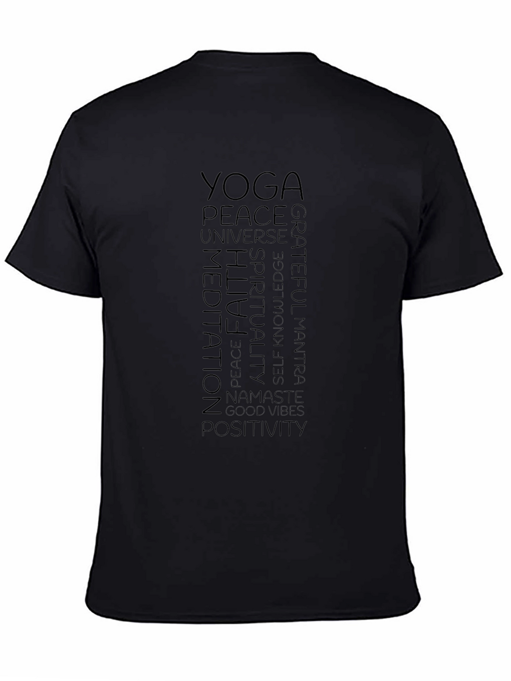 Yoga & Meditation Inspired Graphic T-Shirt