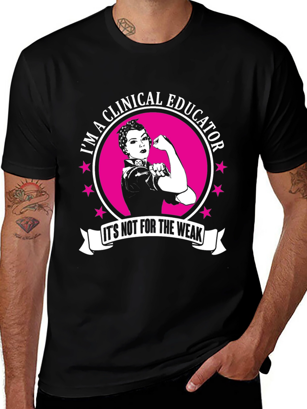 Clinical Educator T-Shirt - Rosie the Riveter