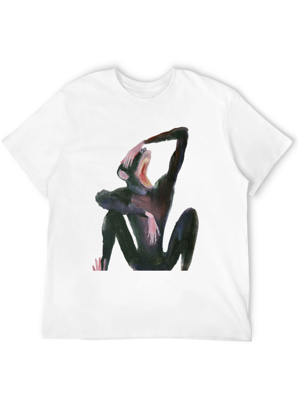 Monkey Graphic T-Shirt - Unique Artistic Design