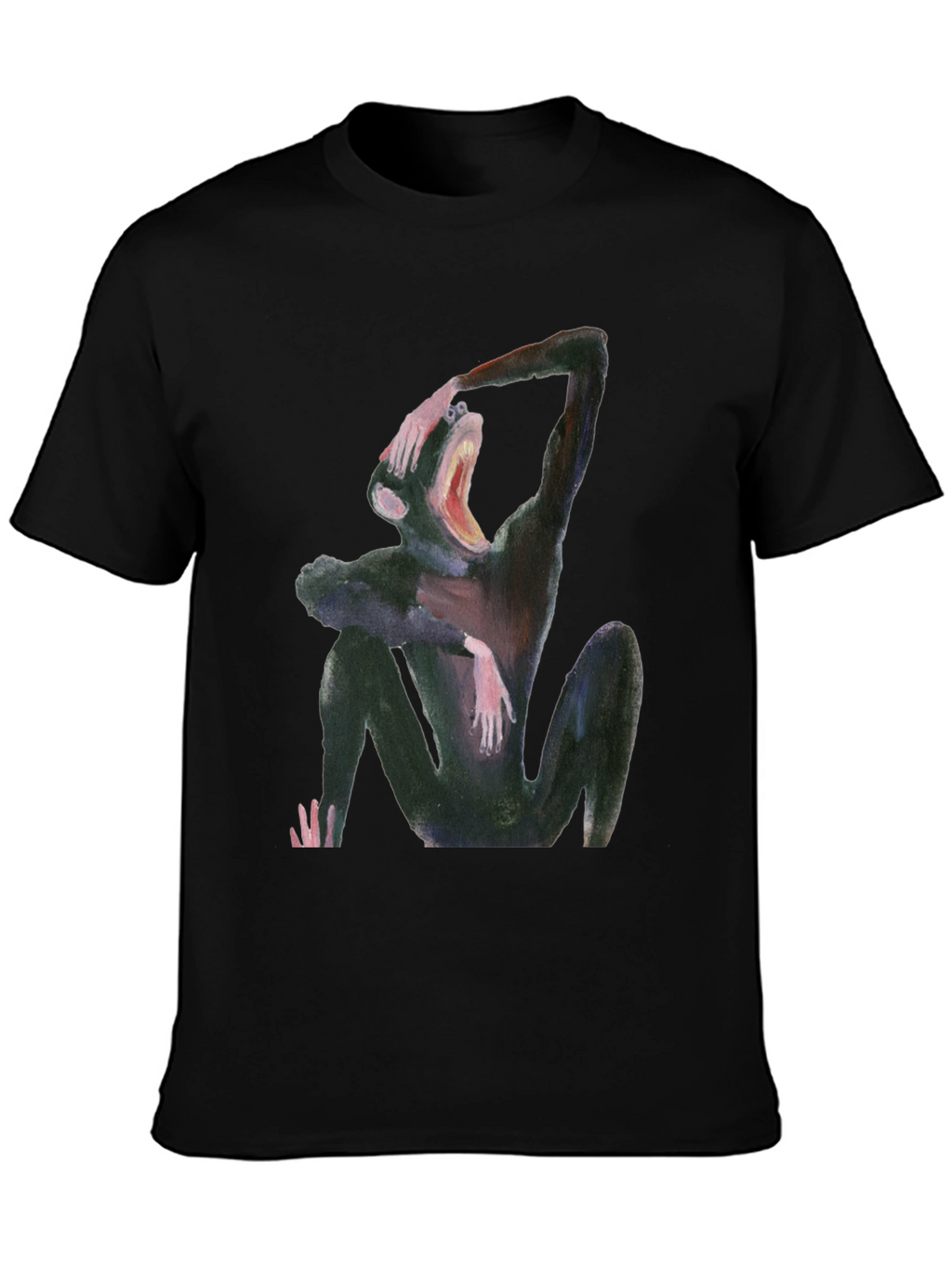 Monkey Graphic T-Shirt - Unique Artistic Design