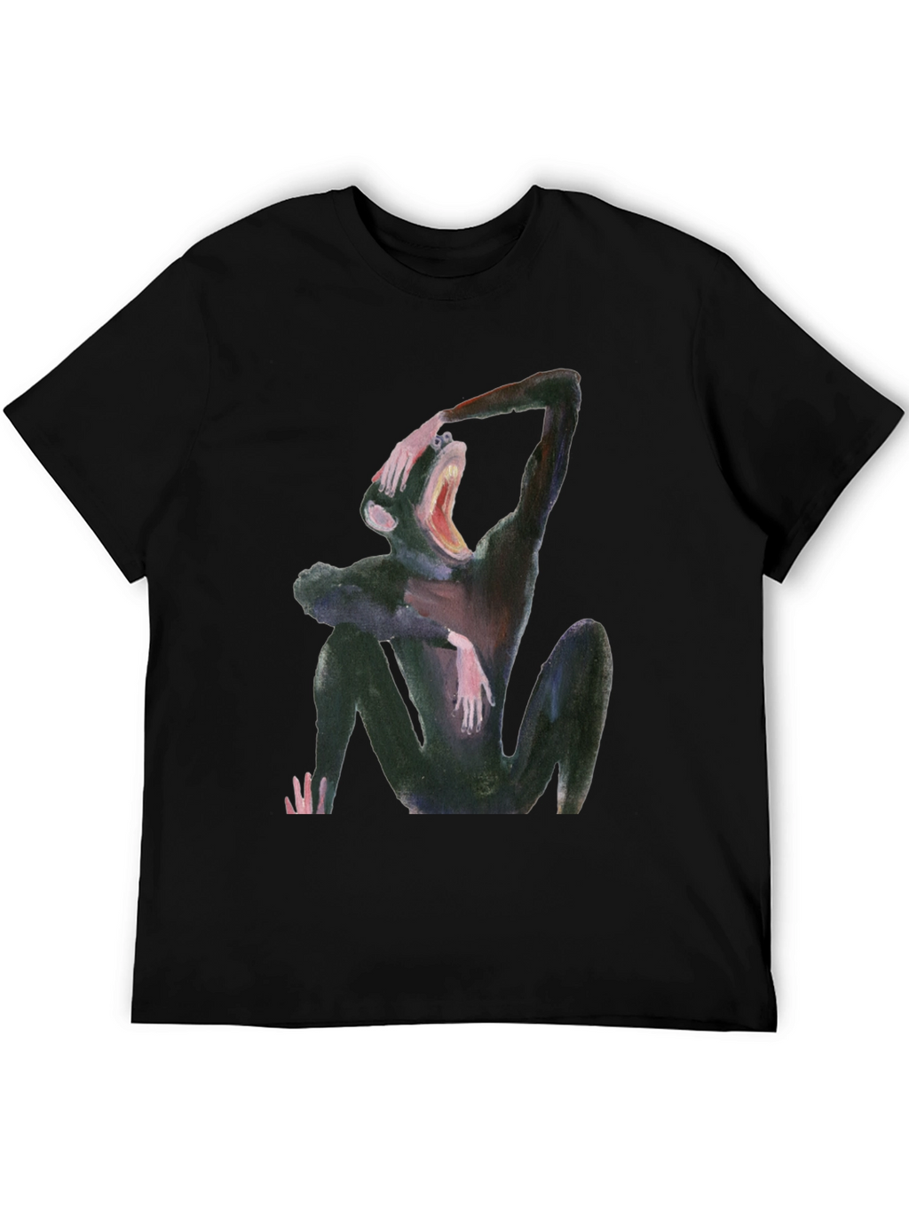 Monkey Graphic T-Shirt - Unique Artistic Design