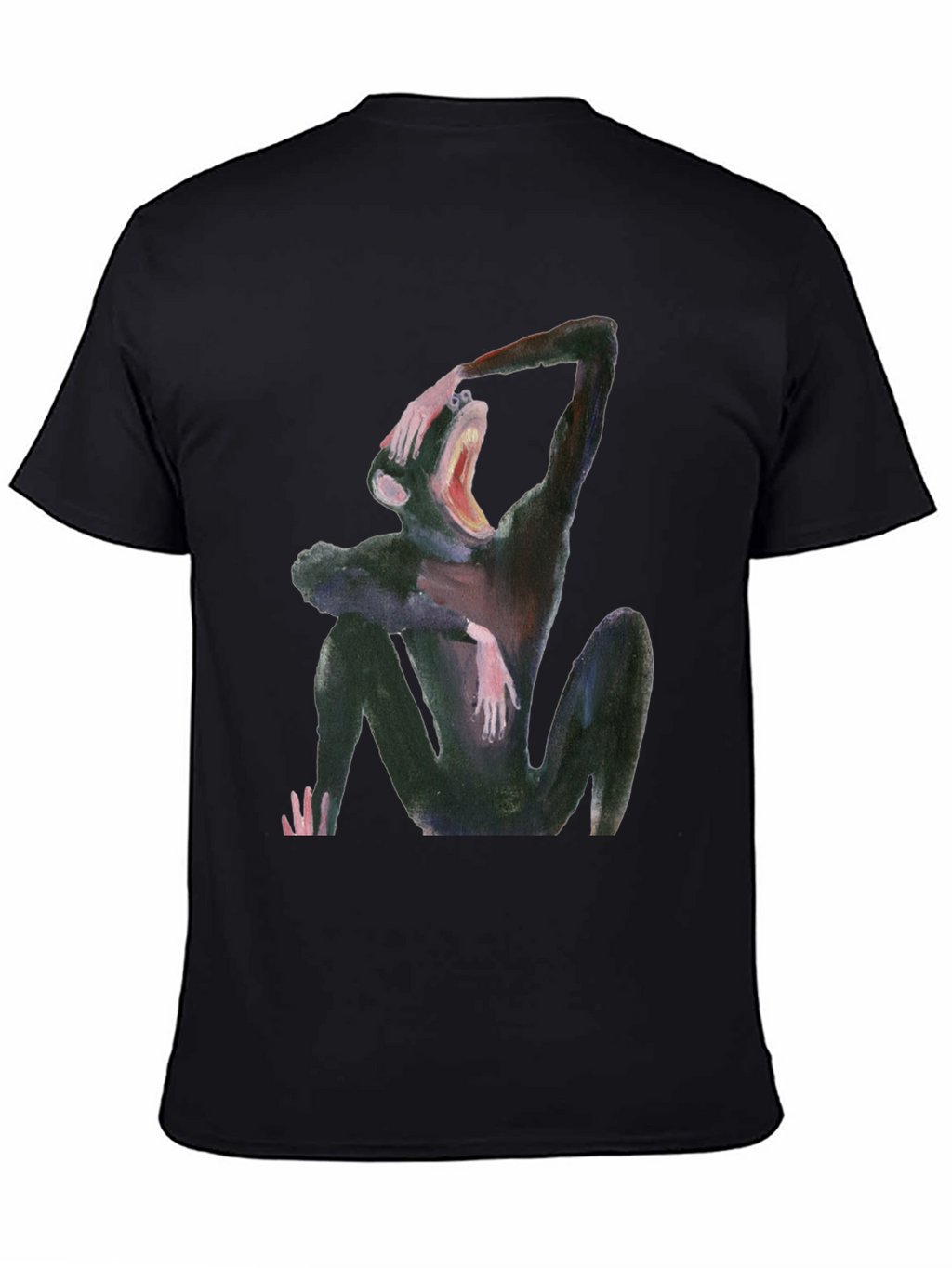 Monkey Graphic T-Shirt - Unique Artistic Design