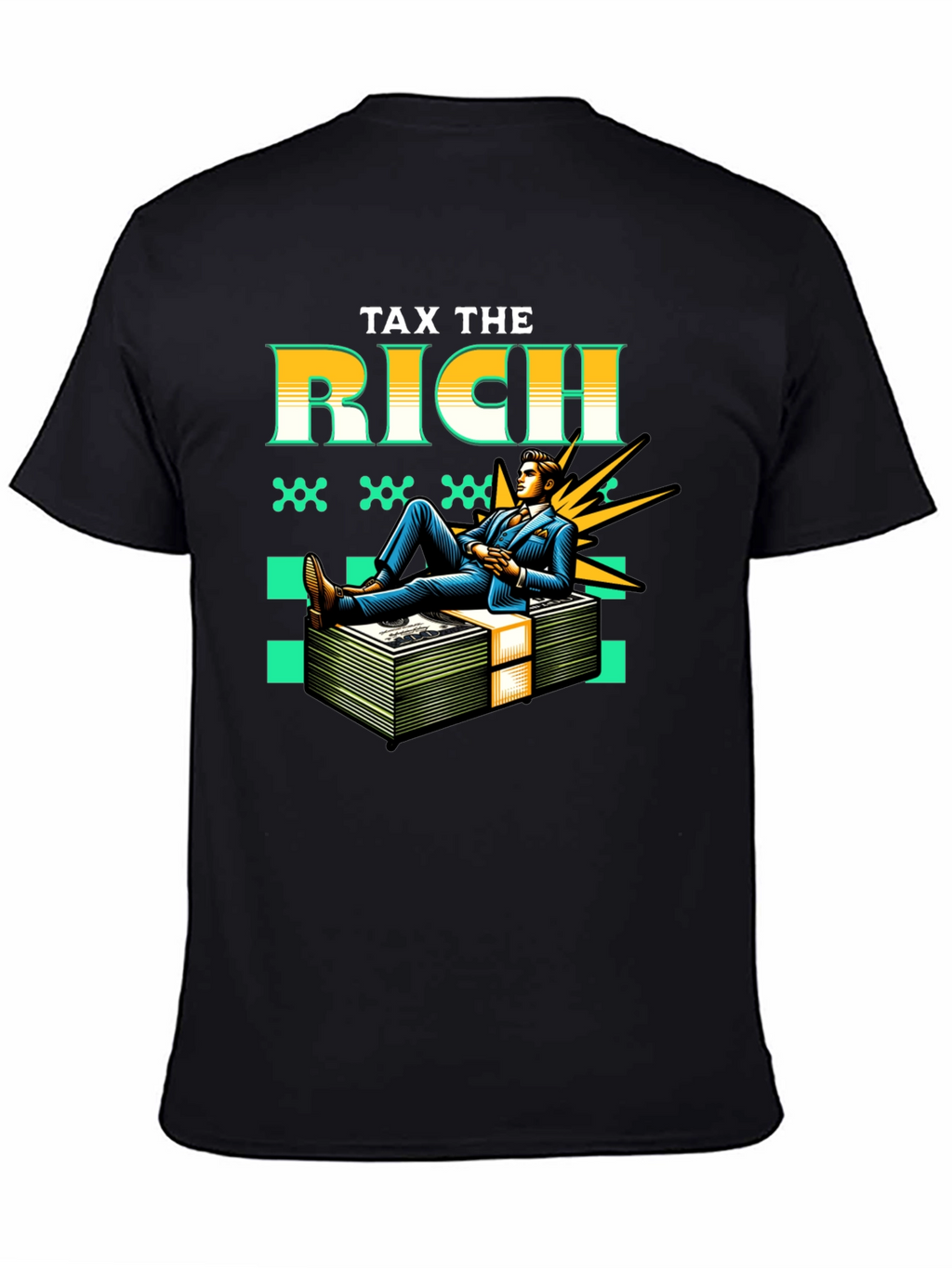 Tax the Rich Graphic Tee - Statement T-Shirt