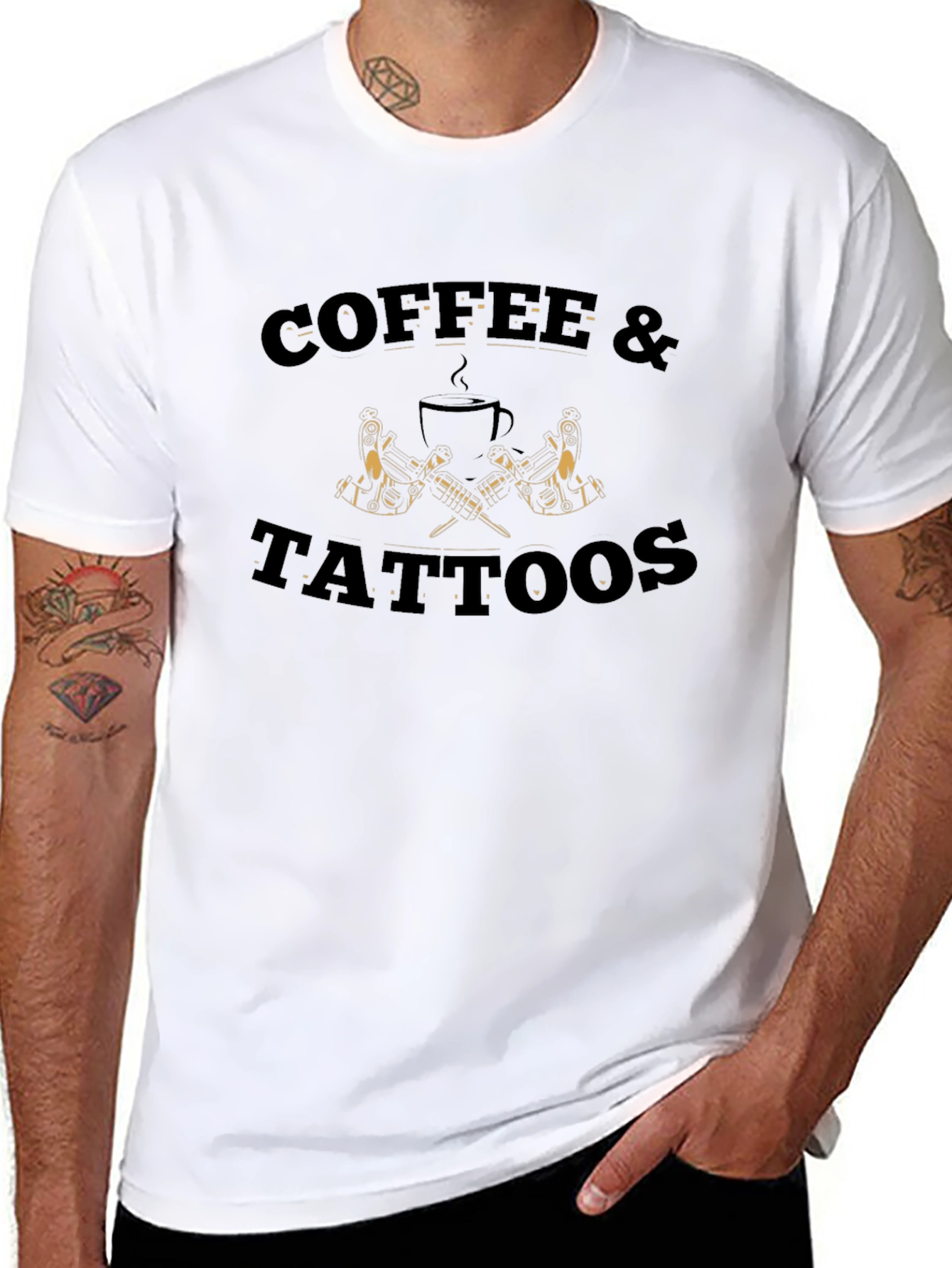 Coffee & Tattoos Graphic Tee