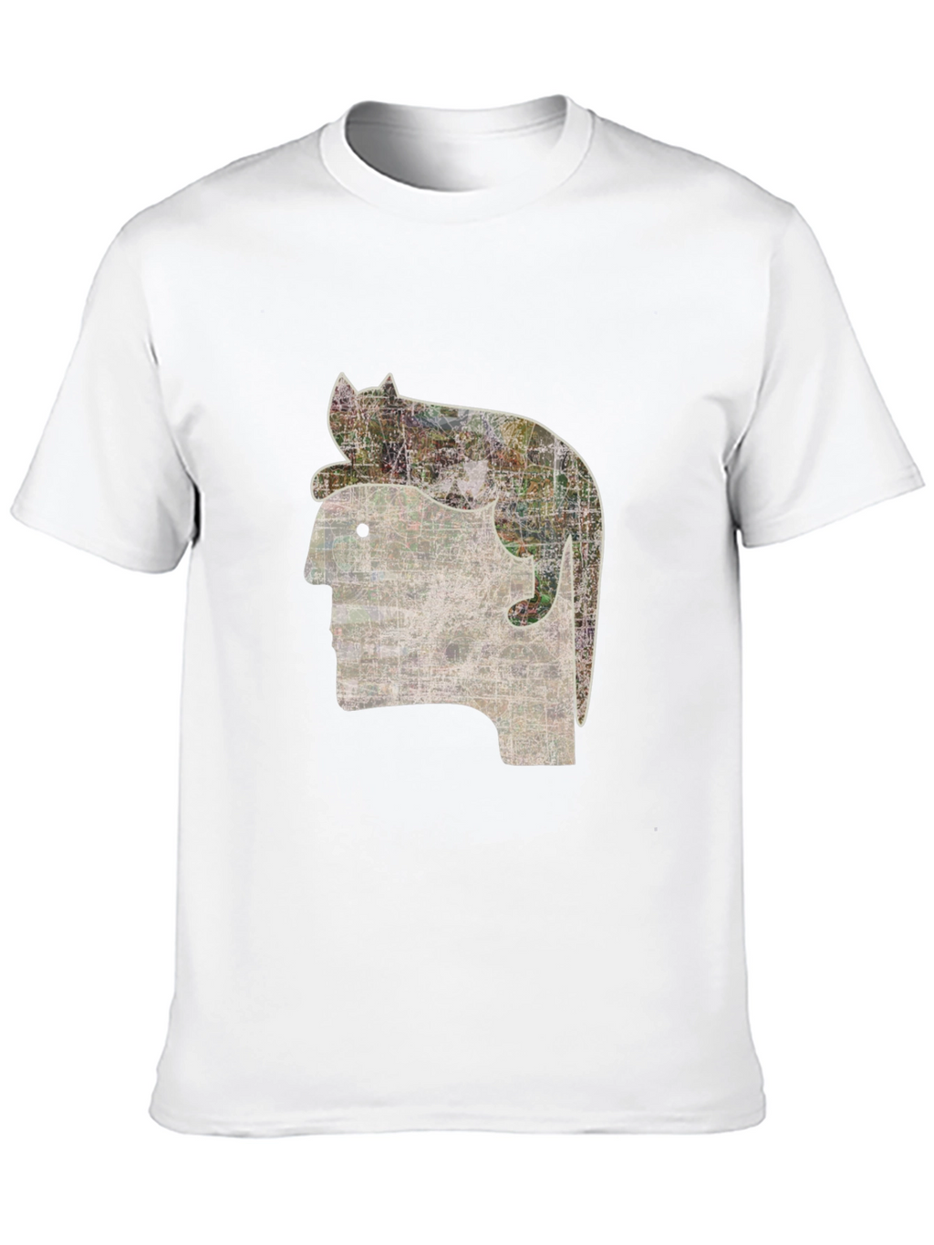 Cat on Head Graphic Tee - Quirky Unisex T-Shirt
