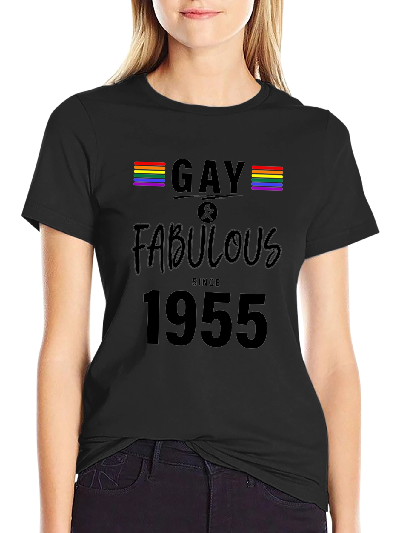 Gay & Fabulous Since 1955 T-Shirt LGBTQ Pride