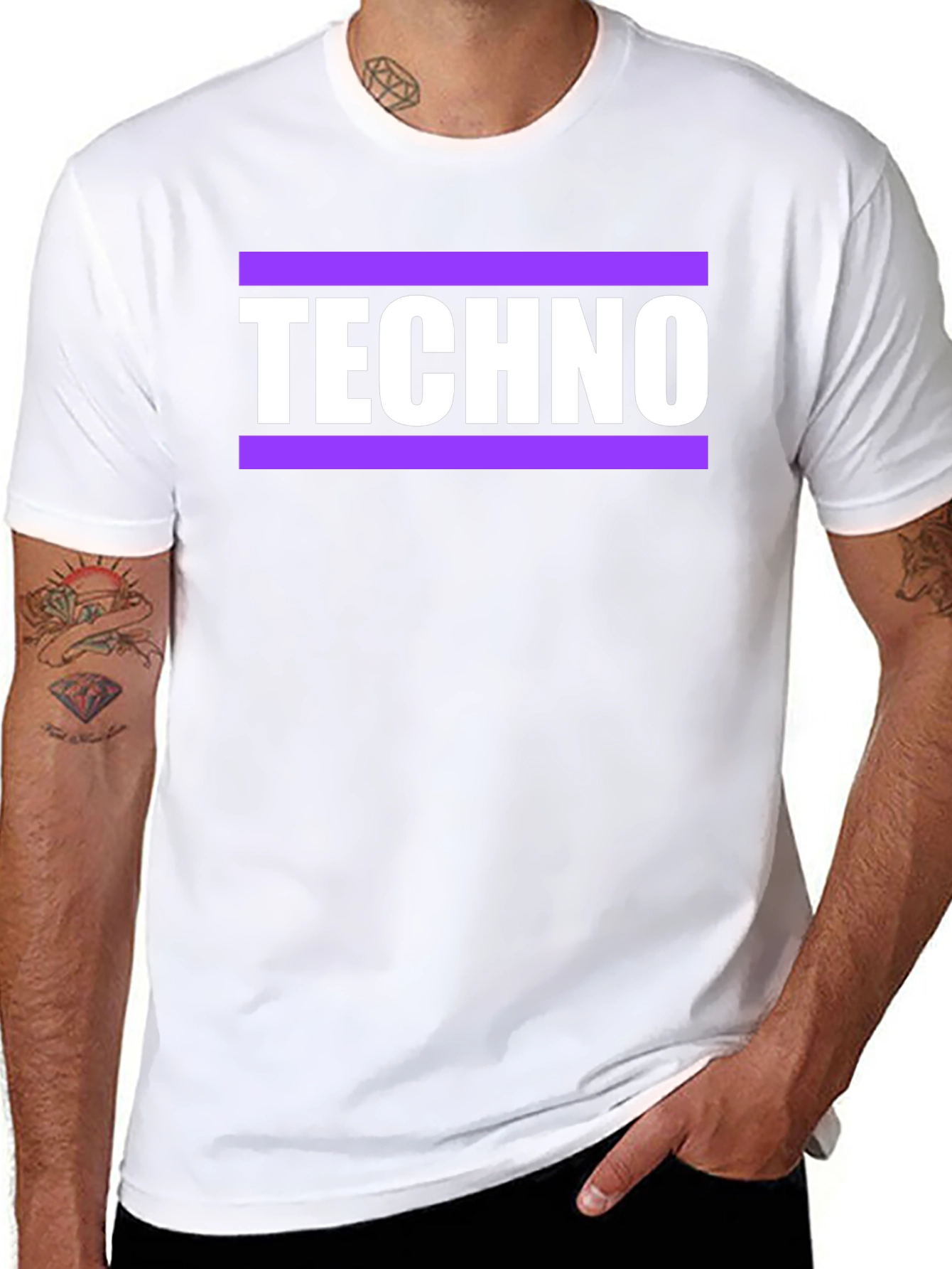 Techno T-Shirt - Stylish Graphic Tee