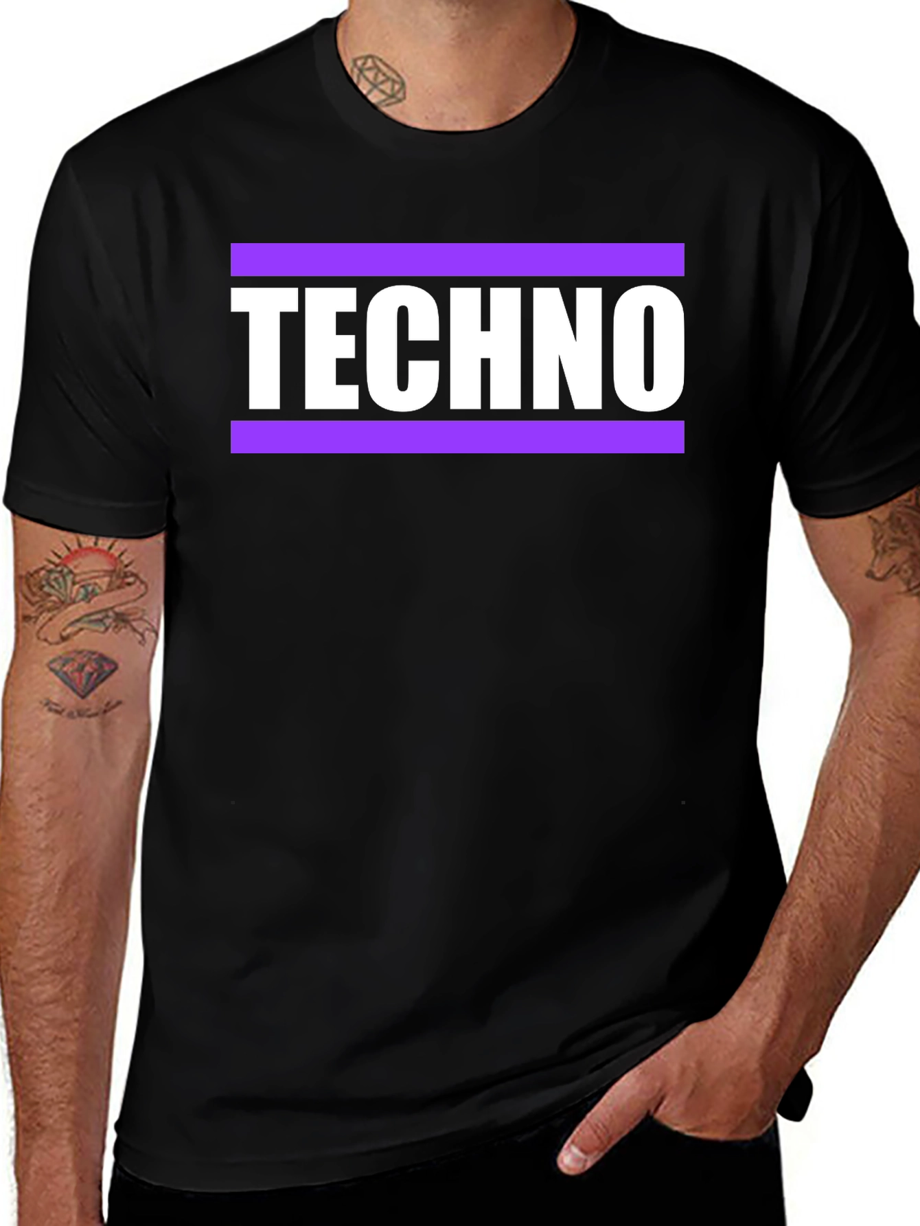 Techno T-Shirt - Stylish Graphic Tee
